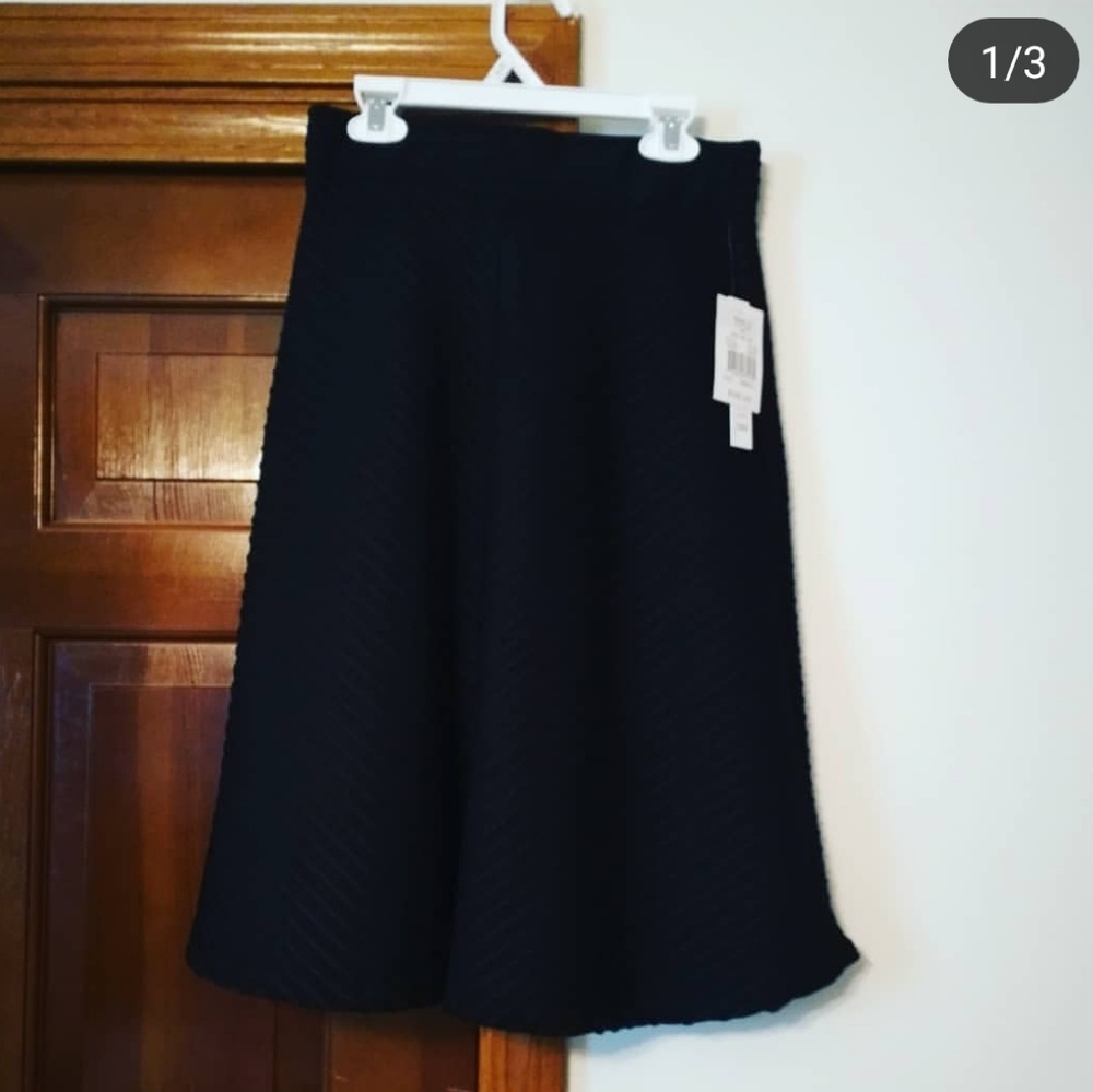 Black Stripey Skirt